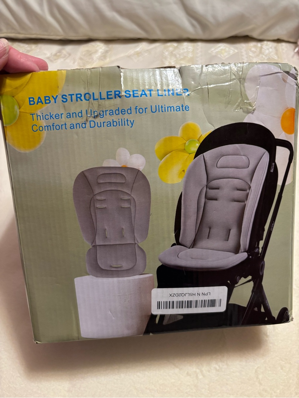 Baby Stroller Seat Liner - Beige